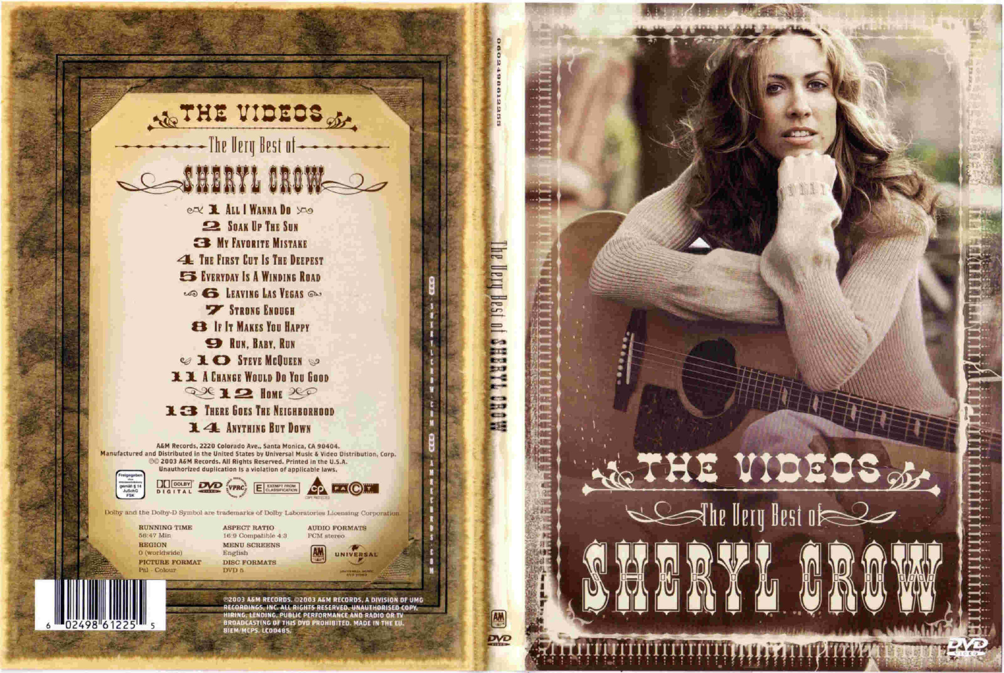 Фото Sheryl Crow : The Very Best Of Sheryl Crow (NTSC) 2003, Pop Rock, DVD5...