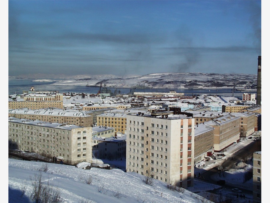 Город североморск фото города