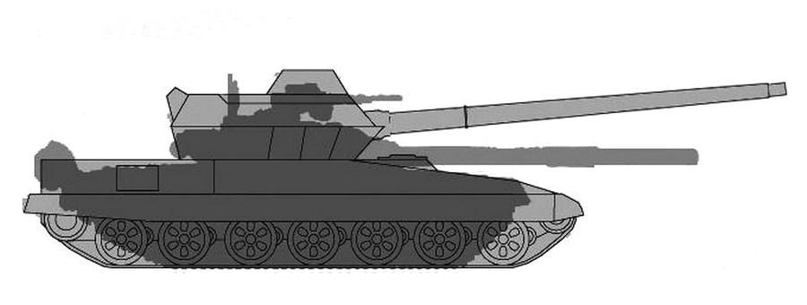 Объект 195 чертеж