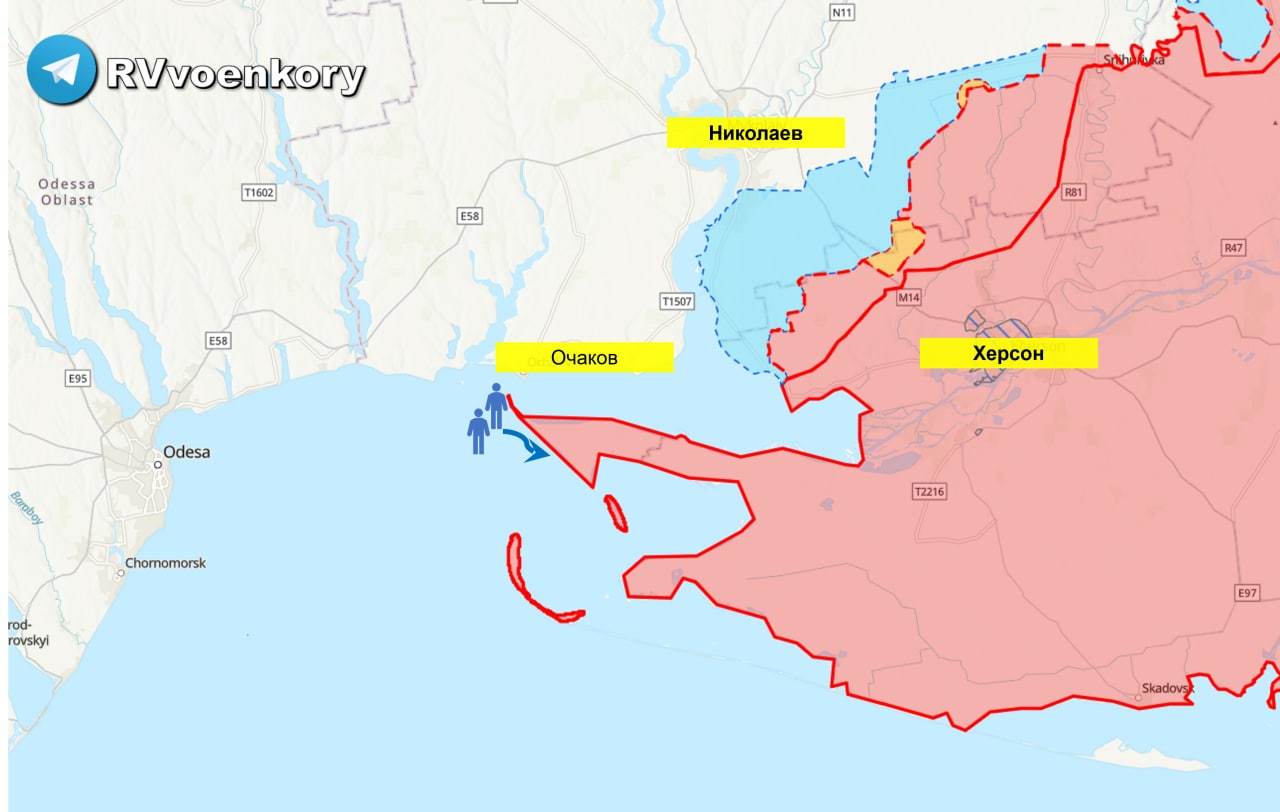 Карта херсона и херсонской области боевые действия